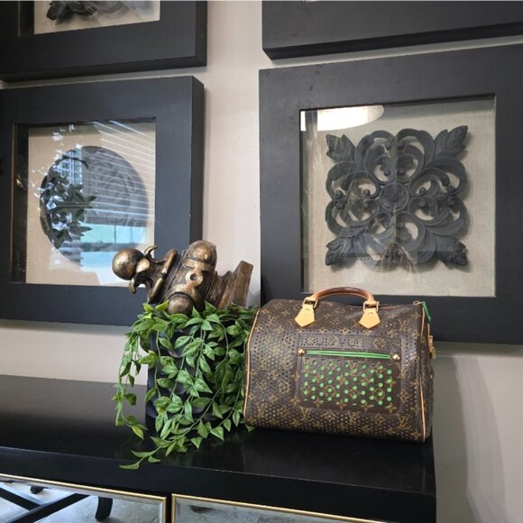 EUC RARE Authentic Limited Edition Louis Vuitton Perforated Speedy 30 - Picture 1 of 16